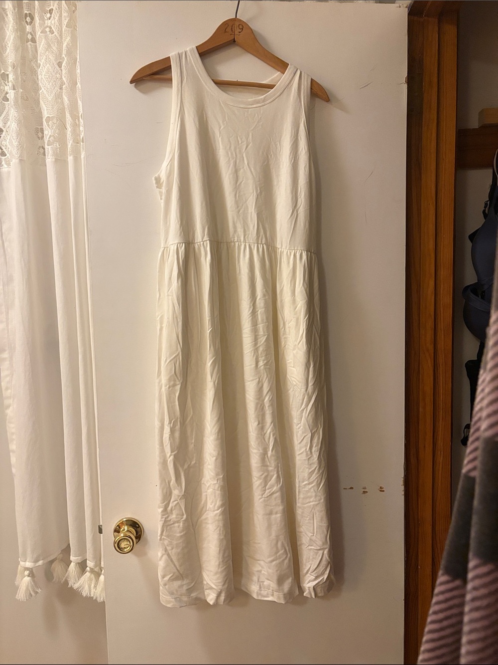 a new day Sleeveless Cream Maxi Dress